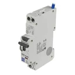 Electrical Lighting Lewden 40A Single Pole 1 Module B Curve 6kA 30mA Type A Compact RCBO - Electrical Lighting Lewden 40A Single Pole 1 Module B Curve 6kA 30mA Type A Compact RCBO