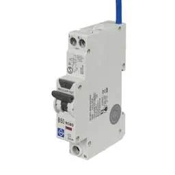 Electrical Lighting Lewden 50A Single Pole 1 Module B Curve 6kA 30mA Type A Compact RCBO - Electrical Lighting Lewden 50A Single Pole 1 Module B Curve 6kA 30mA Type A Compact RCBO