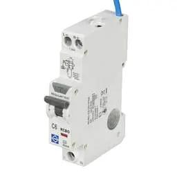 Electrical Lighting Lewden 6A 1P+N 1 Module C Curve 6kA 30mA Type A RCBO - Electrical Lighting Lewden 6A 1P+N 1 Module C Curve 6kA 30mA Type A RCBO