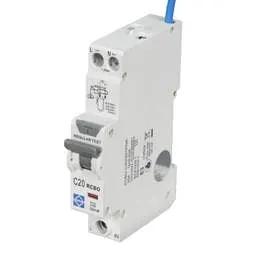 Electrical Lighting Lewden 20A 1P+N 1 Module C Curve 6kA 30mA Type A RCBO - Electrical Lighting Lewden 20A 1P+N 1 Module C Curve 6kA 30mA Type A RCBO