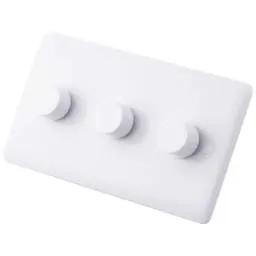m2 slimline M2 Slimline 3 Gang 40 - 400W (5 - 150W) Intelligent Dimmer White - Slimline m2 slimline M2 Slimline 3 Gang 40 - 400W (5 - 150W) Intelligent Dimmer White Slimline