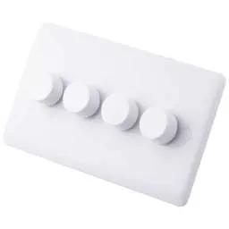 m2 slimline M2 Slimline 4 Gang 40 - 400W (5 - 150W) Intelligent Dimmer White - Slimline m2 slimline M2 Slimline 4 Gang 40 - 400W (5 - 150W) Intelligent Dimmer White Slimline