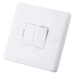 m2 slimline M2 Slimline 13A DP Switched Fused Spur White - Slimline m2 slimline M2 Slimline 13A DP Switched Fused Spur White Slimline