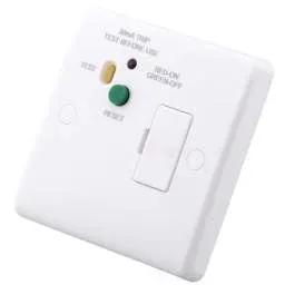 m2 slimline M2 Slimline 13A Type A RCD Fused Spur White - Slimline m2 slimline M2 Slimline 13A Type A RCD Fused Spur White Slimline