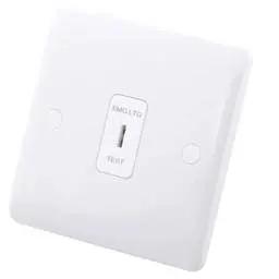 m2 slimline M2 Slimline 10A DP 1 Gang Key Switch Printed EMG LTG TEST White - Slimline m2 slimline M2 Slimline 10A DP 1 Gang Key Switch Printed EMG LTG TEST White Slimline