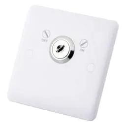 m2 slimline M2 Slimline 20A DP Lockable Key Switch White - Slimline m2 slimline M2 Slimline 20A DP Lockable Key Switch White Slimline