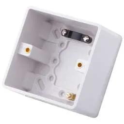 m2 slimline M2 Slimline 1 Gang 47mm Pattress Box White - Slimline m2 slimline M2 Slimline 1 Gang 47mm Pattress Box White Slimline