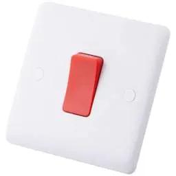 m2 slimline M2 Slimline 45A DP 1 Gang Switch White - Slimline m2 slimline M2 Slimline 45A DP 1 Gang Switch White Slimline