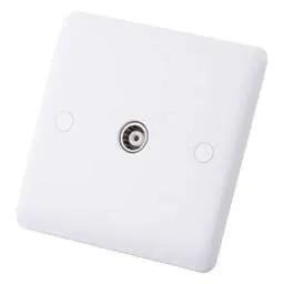 m2 slimline M2 Slimline 1 Gang Coaxial Socket Isolated White - Slimline m2 slimline M2 Slimline 1 Gang Coaxial Socket Isolated White Slimline