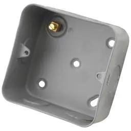 m2 metal clad M2 Metal 1 Gang 40mm Surface Mounting Box Metal Clad - m2 metal clad M2 Metal 1 Gang 40mm Surface Mounting Box Metal Clad