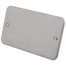 m2 metal clad M2 Metal 2 Gang Blank Plate Metal Clad - m2 metal clad M2 Metal 2 Gang Blank Plate Metal Clad