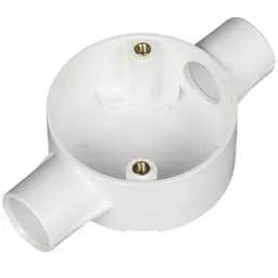Marshall Tufflex 20mm PVC Conduit Through Box White
