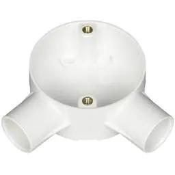 Marshall Tufflex 20mm PVC Conduit Angle Box White