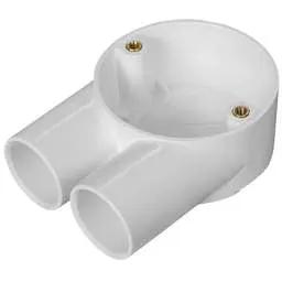 Marshall Tufflex 25mm PVC Conduit U Box White