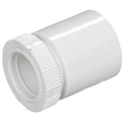 Marshall Tufflex 20mm Male Adaptor with Lockring White