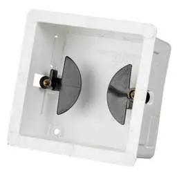 DRYLINING Marshall Tufflex 1 Gang 46mm Dry Lining Box White (Sold in 1's) - DRYLINING Marshall Tufflex 1 Gang 46mm Dry Lining Box White (Sold in 1's)