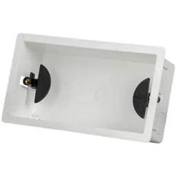 DRYLINING Marshall Tufflex 2 Gang 46mm Dry Lining Box White (Sold in 1's) - DRYLINING Marshall Tufflex 2 Gang 46mm Dry Lining Box White (Sold in 1's)