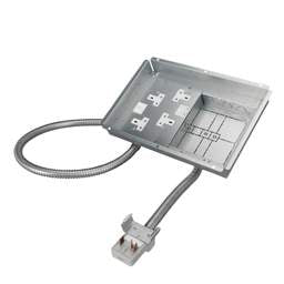 floor sockets Marshall Tufflex 4 Compartment Box with 3m 2P+E Tap Off and 2 Twin Socket Plates - floor sockets Marshall Tufflex 4 Compartment Box with 3m 2P+E Tap Off and 2 Twin Socket Plates