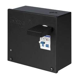 Electrical Lighting Matt:e Single Phase EV Voltage Monitoring and Protection Unit with Type A RCBO - Electrical Lighting Matt:e Single Phase EV Voltage Monitoring and Protection Unit with Type A RCBO