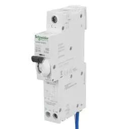 Electrical Lighting Schneider Acti9 16A SP + N 1 Module 10kA Type B 30mA RCBO - Electrical Lighting Schneider Acti9 16A SP + N 1 Module 10kA Type B 30mA RCBO