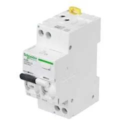 Electrical Lighting Schneider Acti9 6A 1P+N 2 Module C Curve 6kA 30mA Type AC RCBO - Electrical Lighting Schneider Acti9 6A 1P+N 2 Module C Curve 6kA 30mA Type AC RCBO