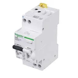 Electrical Lighting Schneider Acti9 20A 1P+N 2 Module C Curve 6kA 30mA Type AC RCBO - Electrical Lighting Schneider Acti9 20A 1P+N 2 Module C Curve 6kA 30mA Type AC RCBO