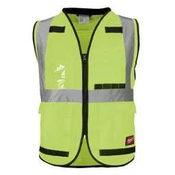 high vis Milwaukee - S/M Premium Hi Vis Class 2 Vest Yellow - Clothing Safety Vest Clothing high vis Milwaukee - S/M Premium Hi Vis Class 2 Vest Yellow Safety Vest