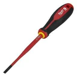 screwdriver Milwaukee SL4 x 100mm Tri-Lobe VDE Screwdriver - screwdriver Milwaukee SL4 x 100mm Tri-Lobe VDE Screwdriver