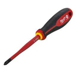 screwdriver Milwaukee PH2 2mm x 100mm Tri-Lobe VDE Screwdriver - screwdriver Milwaukee PH2 2mm x 100mm Tri-Lobe VDE Screwdriver