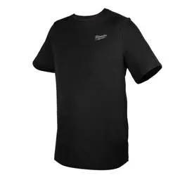 workwear Milwaukee Large Hybrid Short Sleeve T-Shirt Black - Workwear workwear Milwaukee Large Hybrid Short Sleeve T-Shirt Black Workwear