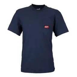 workwear Milwaukee Medium Work Short Sleeve T-Shirt Blue - Workwear workwear Milwaukee Medium Work Short Sleeve T-Shirt Blue Workwear