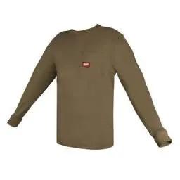 workwear Milwaukee Small Work Long Sleeve T-Shirt Green - Workwear workwear Milwaukee Small Work Long Sleeve T-Shirt Green Workwear