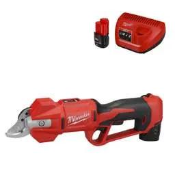 pliers and cutters Milwaukee M12BLPRS-202 12V Brushless Pruning Shears with 2 x 2.0Ah Batteries - pliers and cutters Milwaukee M12BLPRS-202 12V Brushless Pruning Shears with 2 x 2.0Ah Batteries