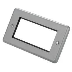 pvc back boxes MK Metalclad Plus 2 Gang 4 Euro Module Data Front Plate Metal Clad - pvc back boxes MK Metalclad Plus 2 Gang 4 Euro Module Data Front Plate Metal Clad