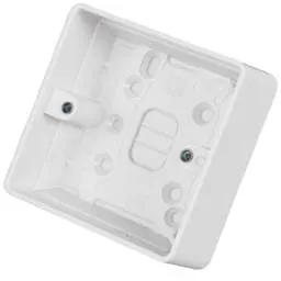 PATRESS BOX MK Logic Plus 1 Gang 30mm Pattress Back Box White - Electrical PATRESS BOX MK Logic Plus 1 Gang 30mm Pattress Back Box White Electrical