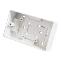 PATRESS BOX MK Logic Plus 2 Gang 40mm Pattress Back Box White - Electrical PATRESS BOX MK Logic Plus 2 Gang 40mm Pattress Back Box White Electrical