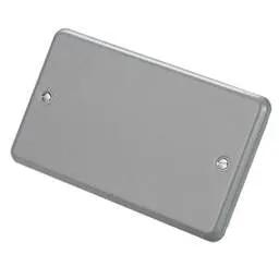 pvc back boxes MK Metalclad Plus 2 Gang Blank Plate Metal Clad - pvc back boxes MK Metalclad Plus 2 Gang Blank Plate Metal Clad