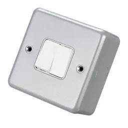 pvc back boxes MK Metalclad Plus 10A 2 Gang 2 Way Switch Metal Clad - pvc back boxes MK Metalclad Plus 10A 2 Gang 2 Way Switch Metal Clad