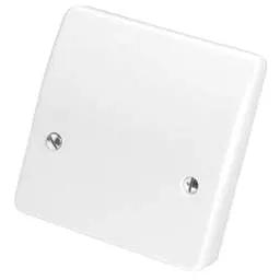 mk logic MK Logic Plus 45A 1 Gang Cooker Connection Unit White - Electrical mk logic MK Logic Plus 45A 1 Gang Cooker Connection Unit White Electrical