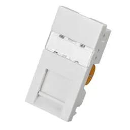 mk logic MK Logic Plus Telephone Master Euro Module White - Electrical mk logic MK Logic Plus Telephone Master Euro Module White Electrical