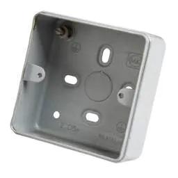 pvc back boxes MK Metalclad Plus 1 Gang 40mm Steel Box without Knockouts - pvc back boxes MK Metalclad Plus 1 Gang 40mm Steel Box without Knockouts
