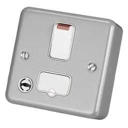 pvc back boxes MK Metalclad Plus - 13A DP Switched Fused Spur with Neon and Flex Outlet Metal Clad - pvc back boxes MK Metalclad Plus - 13A DP Switched Fused Spur with Neon and Flex Outlet Metal Clad