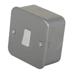 pvc back boxes Knightsbridge 20A DP Switch Metal Clad - pvc back boxes Knightsbridge 20A DP Switch Metal Clad