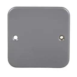 pvc back boxes Knightsbridge 1 Gang Blank Plate Metal Clad - pvc back boxes Knightsbridge 1 Gang Blank Plate Metal Clad