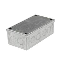 Niglon Niglon 150mm x 75mm x 50mm Galvanised Adaptable Box with Knockouts - Niglon Niglon 150mm x 75mm x 50mm Galvanised Adaptable Box with Knockouts