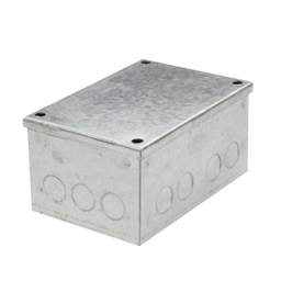 Niglon Niglon 150mm x 100mm x 75mm Galvanised Adaptable Box with Knockouts - Niglon Niglon 150mm x 100mm x 75mm Galvanised Adaptable Box with Knockouts