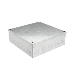Niglon Niglon 225mm x 225mm x 75mm Galvanised Adaptable Box with Knockouts - Niglon Niglon 225mm x 225mm x 75mm Galvanised Adaptable Box with Knockouts