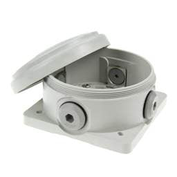 Niglon Niglon Ø140 x 66mm 4 Way Armoured Cable Junction Box Grey IP68 - Niglon Niglon Ø140 x 66mm 4 Way Armoured Cable Junction Box Grey IP68