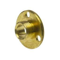 Niglon Niglon ½" Screwed Back Plate Brass (Sold in 1's) - Niglon Niglon ½" Screwed Back Plate Brass (Sold in 1's)