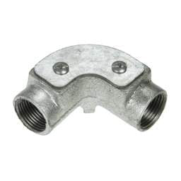 Niglon Niglon 20mm Inspection Elbow Galvanised (Sold in 1's) - Niglon Niglon 20mm Inspection Elbow Galvanised (Sold in 1's)